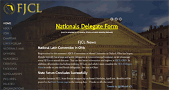 Desktop Screenshot of fjcl.org